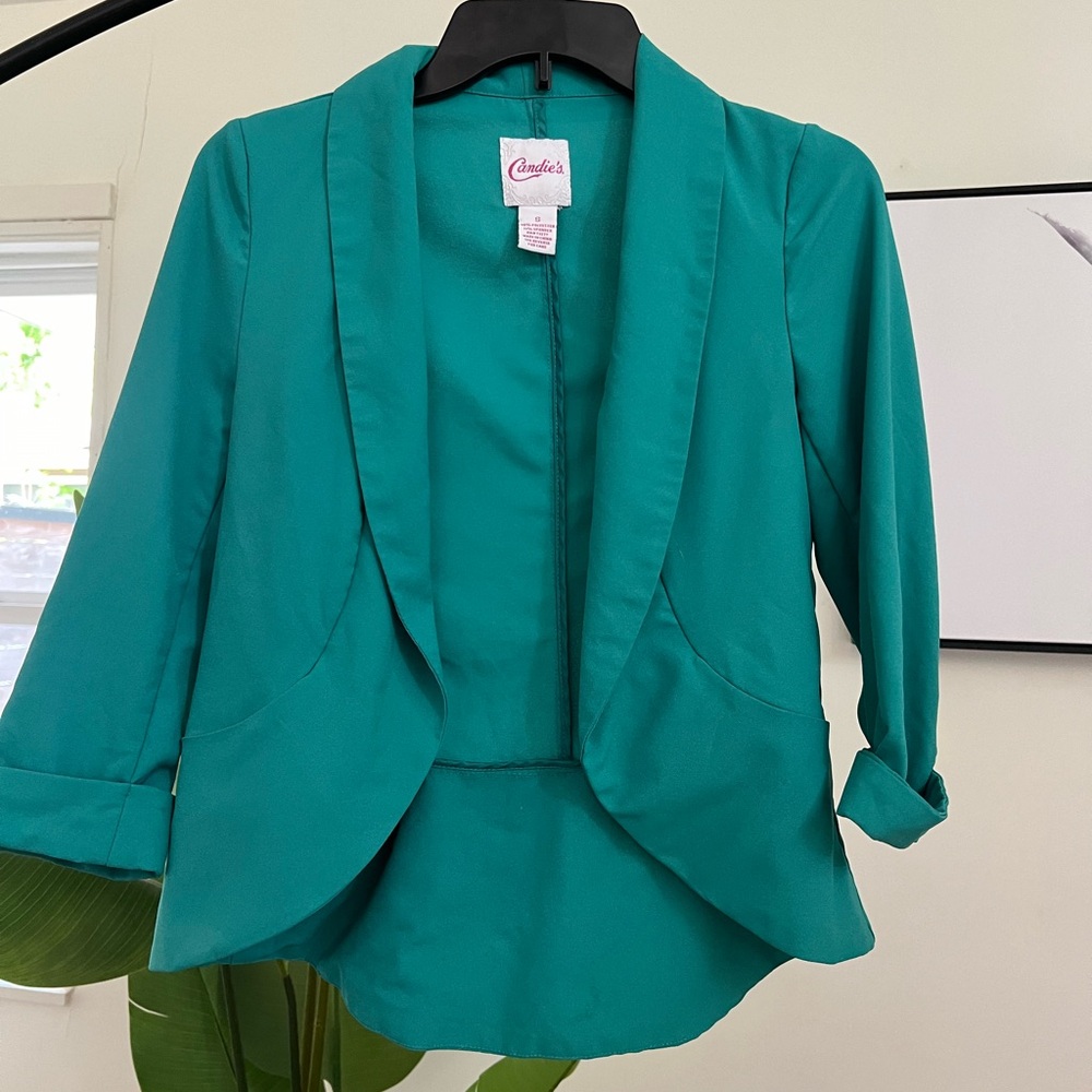 Vintage Turquoise Candies Blazer